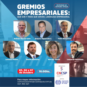 Importante evento gremial será desarrollado por la CNCSP con el apoyo de la OIT