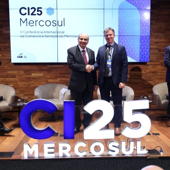 Presidente de la CNCSP participó en la V Conferencia Internacional de Comercio y Servicios del Mercosur (CI25)